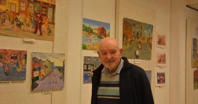 95-year-old Glasgow artist's last wish for people to see his work 'before he dies'