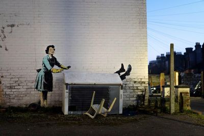 Banksy confirms street artwork with apparent theme of domestic abuse was by him