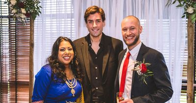 Couple marry in £10,000 wedding at Frankie & Benny's with Arg as the officiant