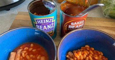 We compared supermarket 52p beans and sausages with Heinz and were raging
