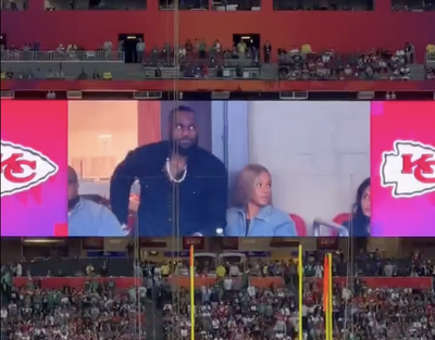 LeBron James laughs off getting booed at the Super Bowl