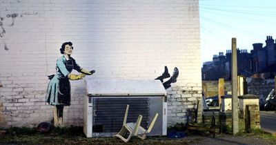 Banksy claims new 'Valentine's day mascara' artwork which has domestic abuse theme