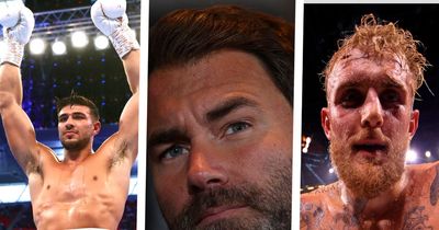 Eddie Hearn changes Tommy Fury vs Jake Paul fight prediction