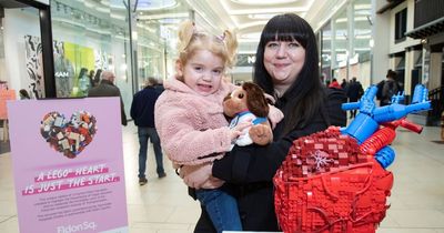 LEGO heart to take centre stage in Newcastle's Eldon Square for Organ Donor Awareness Week