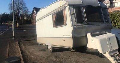 Mystery caravan 'dumped' at Toby Carvery car park sparks Facebook hunt to find owner