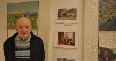The Forge Shopping Centre grants wish of Ayr-born artist, 95, to display work before he dies