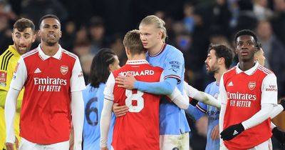 Martin Odegaard makes Erling Haaland admission when asked if they've discussed Arsenal vs Man City