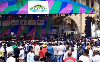 African artists show support for east Congo conflict at music festival