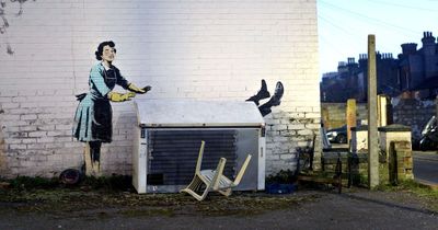 New Banksy artwork dismantled hours after being claimed by the elusive artist