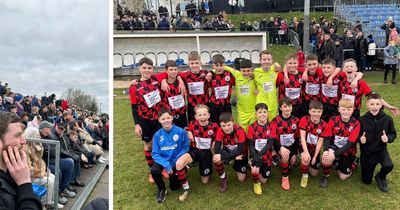 Hundreds attend Scots U13 football match as Ayrshire side march into cup semis