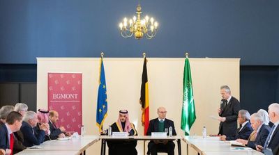 Saudi FM Meets with Heads of Think Tanks and Research in Brussels