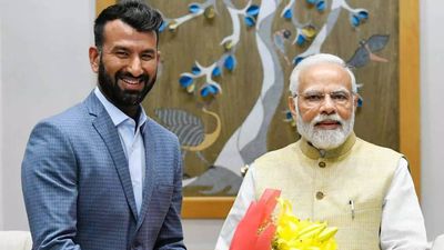 Cheteshwar Pujara meets PM Narendra Modi ahead of 100th Test