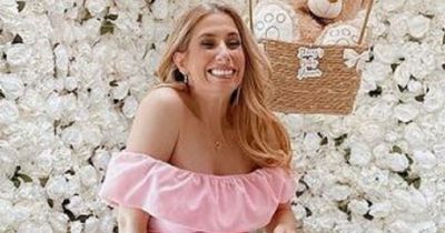 Stacey Solomon shares heartwarming photo of newborn Belle with big sister Rose in matching outfits to mark Valentine's Day
