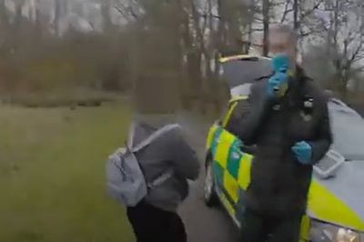 Horror bodycam footage shows woman attacking paramedics trying to help her in Swindon