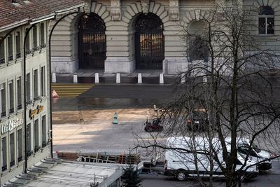 Man with explosives arrested outside Swiss parliament