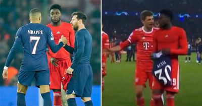 Lionel Messi finally grants Alphonso Davies' wish after PSG star left upset