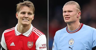 Erling Haaland vs Martin Odegaard proves stereotype wrong ahead of Man City vs Arsenal