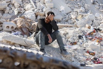 In war-torn Idlib, Syrians pick up pieces alone after earthquake