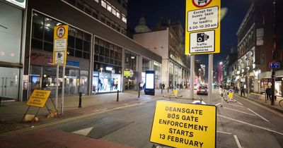 New Deansgate 'bus gate' already in action - as council issues update on when fines will be doled out