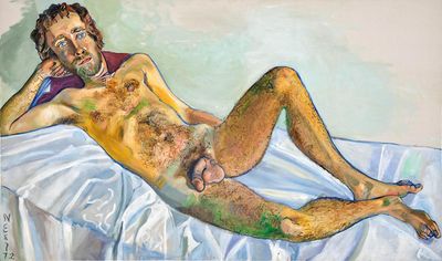Alice Neel review – sexy, wonky portraits of radicals, poets, feminists and naked art critics