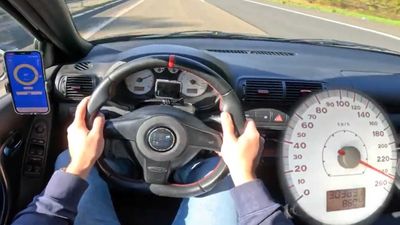 Watch 2003 Seat Leon Cupra R Hit 155 MPH On The Autobahn
