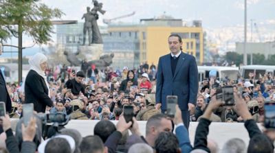 Saad Hariri Commemorates Father’s Assassination, Surrounded by Thousands of Supporters