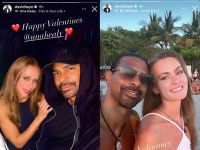 Una Healy and David Haye tease fans as they appear to confirm ‘throuple’ rumours