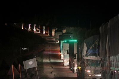 Syrian tribes get quake aid across frontline to northwest