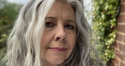 Sara embraced her grey hair and says it's the best thing she's ever done