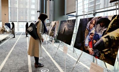 Photo exhibit on Ukraine invasion opens in Tokyo