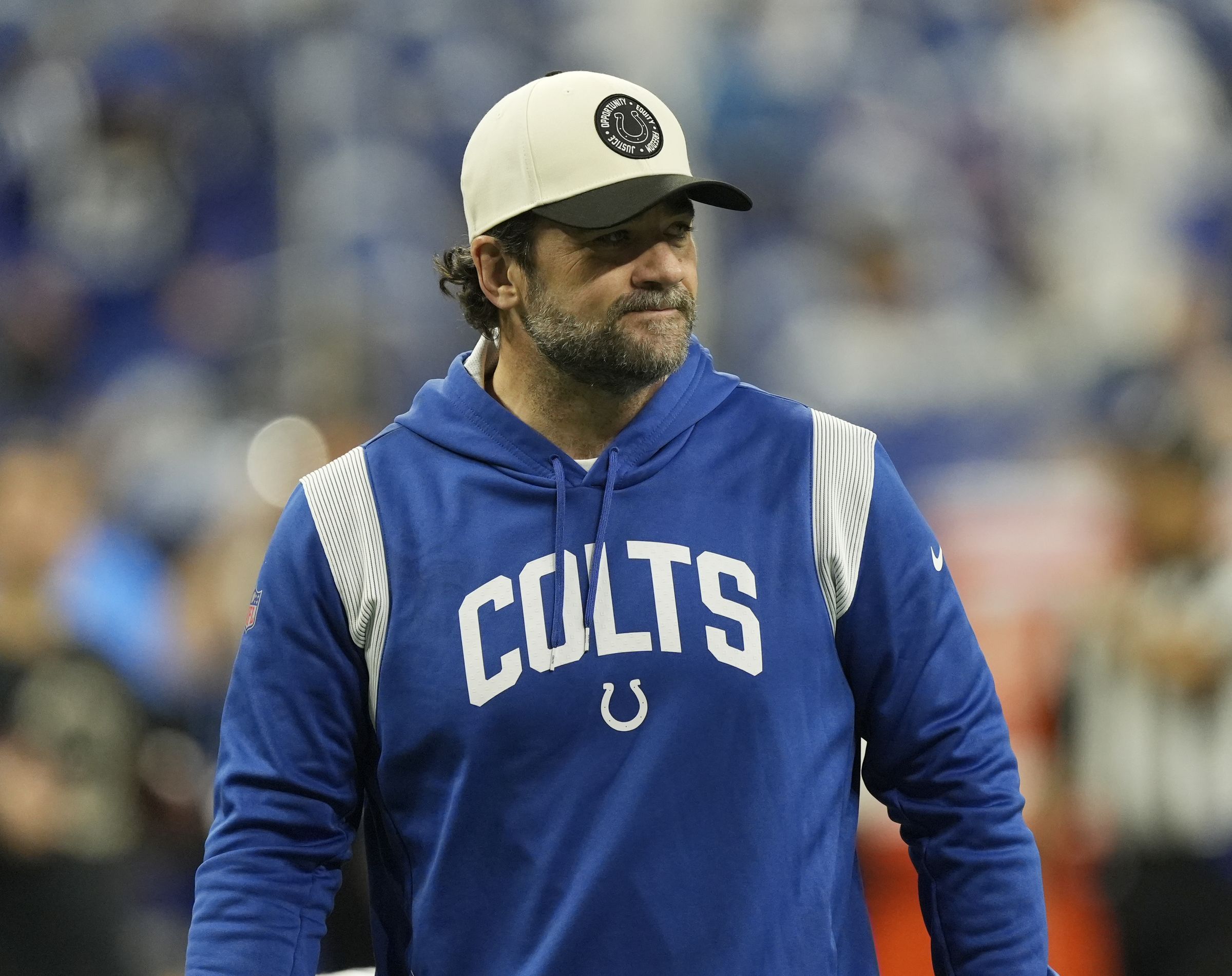 WATCH: Jeff Saturday Thanks Colts For Interim Head…