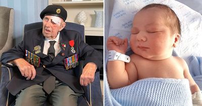 D-Day veteran and great-grandson share same birthday 100 years apart in 'amazing coincidence'