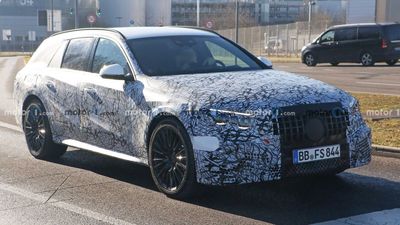 Mercedes-AMG E 53 Wagon Spied Previewing Upcoming Performance Wagon