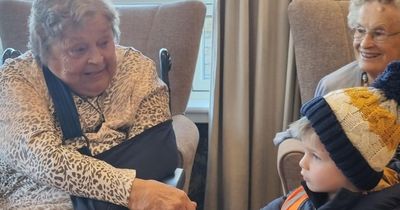 Edinburgh's oldest and youngest generations meet at city care home