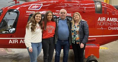 Co Tyrone dad and daughter praise Air Ambulance after charity tasked to their aid in separate incidents