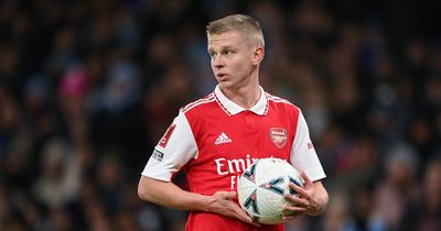 Arsenal legend Tony Adams urges Mikel Arteta to drop Oleksandr Zinchenko vs Man City