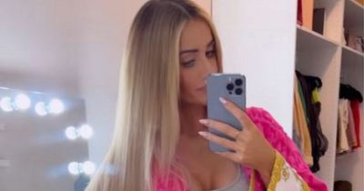 Love Island star announces she's expecting first child with Hollyoaks heartthrob following whirlwind romance after meeting on Celebs Go Dating