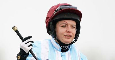 Jockey who suffered mini-stroke in jumps race finishes fourth on first ride of comeback