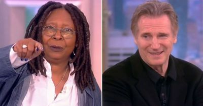 The View chaos as Whoopie Goldberg in 'awkward' clash with crew in front of Liam Neeson