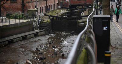 The Rochdale Canal in Manchester city centre is empty - here's why