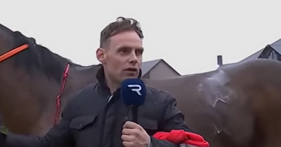 Trainer awaiting 12-year ban appeal gives emotional interview after winner