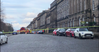 Major Edinburgh road closed by emergency services as fire breaks out