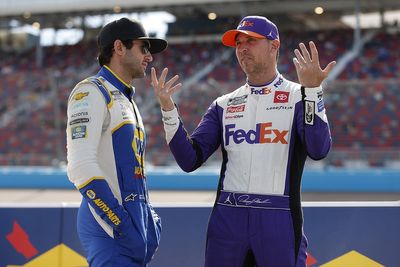 Denny Hamlin explains “super solid” NASCAR bumper tags in Clash