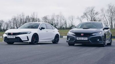 Watch New 2023 Honda Civic Type R Drag Race Previous-Gen Model