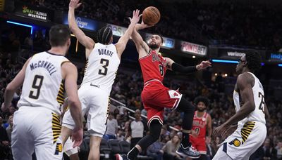 Bulls blow 24-point lead against Pacers, extending skid to five games