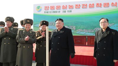 Kim Jong Un breaks ground for North Korean housing and farm projects