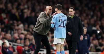 Pep Guardiola reaction to Bernardo Silva booking gives Man City an unexpected transfer solution