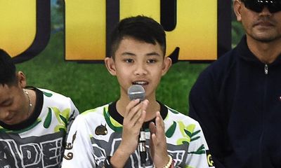‘Playing football in heaven’: tributes pour in after boy rescued in Thai cave dies in UK