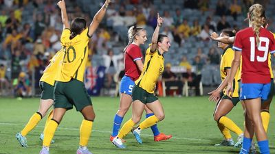 Matildas defeat Czechia 4-0 in first Cup of Nations game thanks to Hayley Raso brace