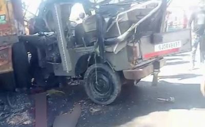 Gujarat: 7 Killed, 11 Injured When Jeep Carrying Them Rams Into Truck In Patan